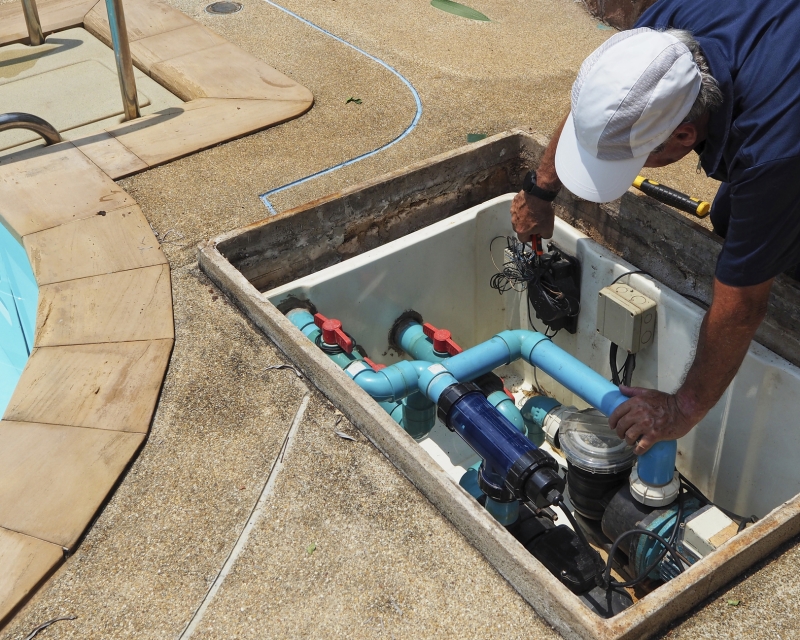 swimming pool pump repairs by Miller Pools